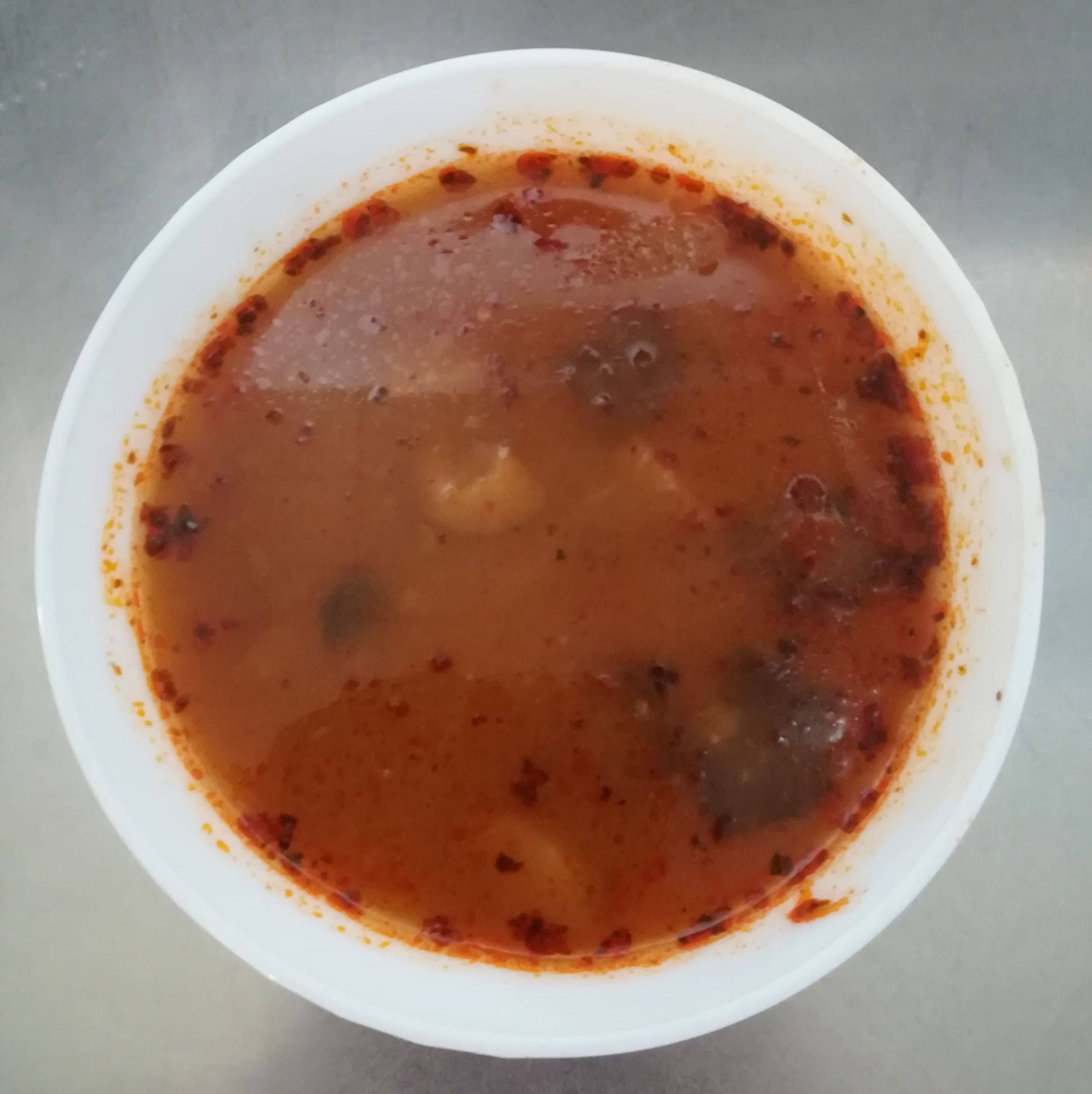 dršťková polévka z hlívy ústřičné