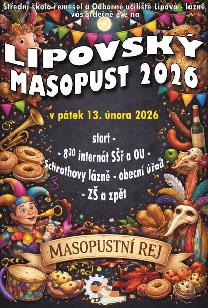 Lipovský masopust 2026